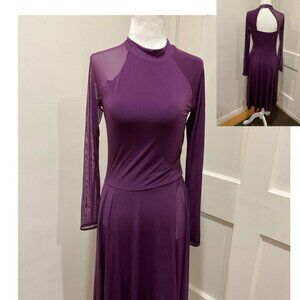 WEISSMAN Dance lyrical costume purple ON THE NATURE OF DAYLIGHT 12286 adult M